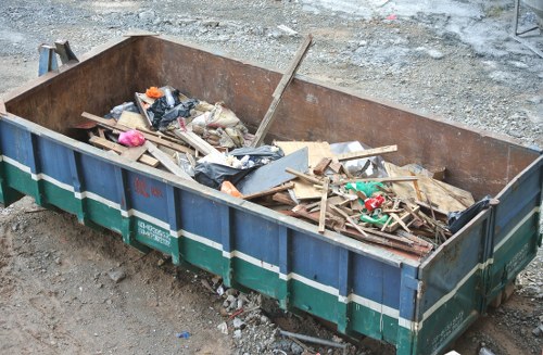 Enclosed skip available for hire in Mill Hill