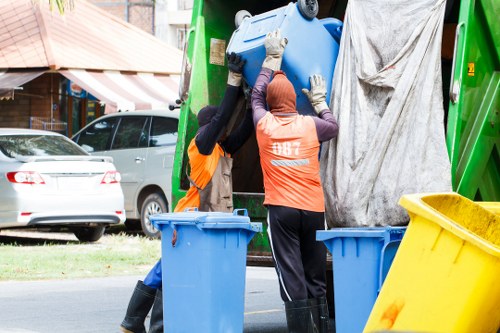 Eco-friendly clearance practices in a garage