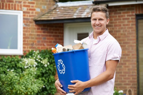 Customer service team assisting with skip hire
